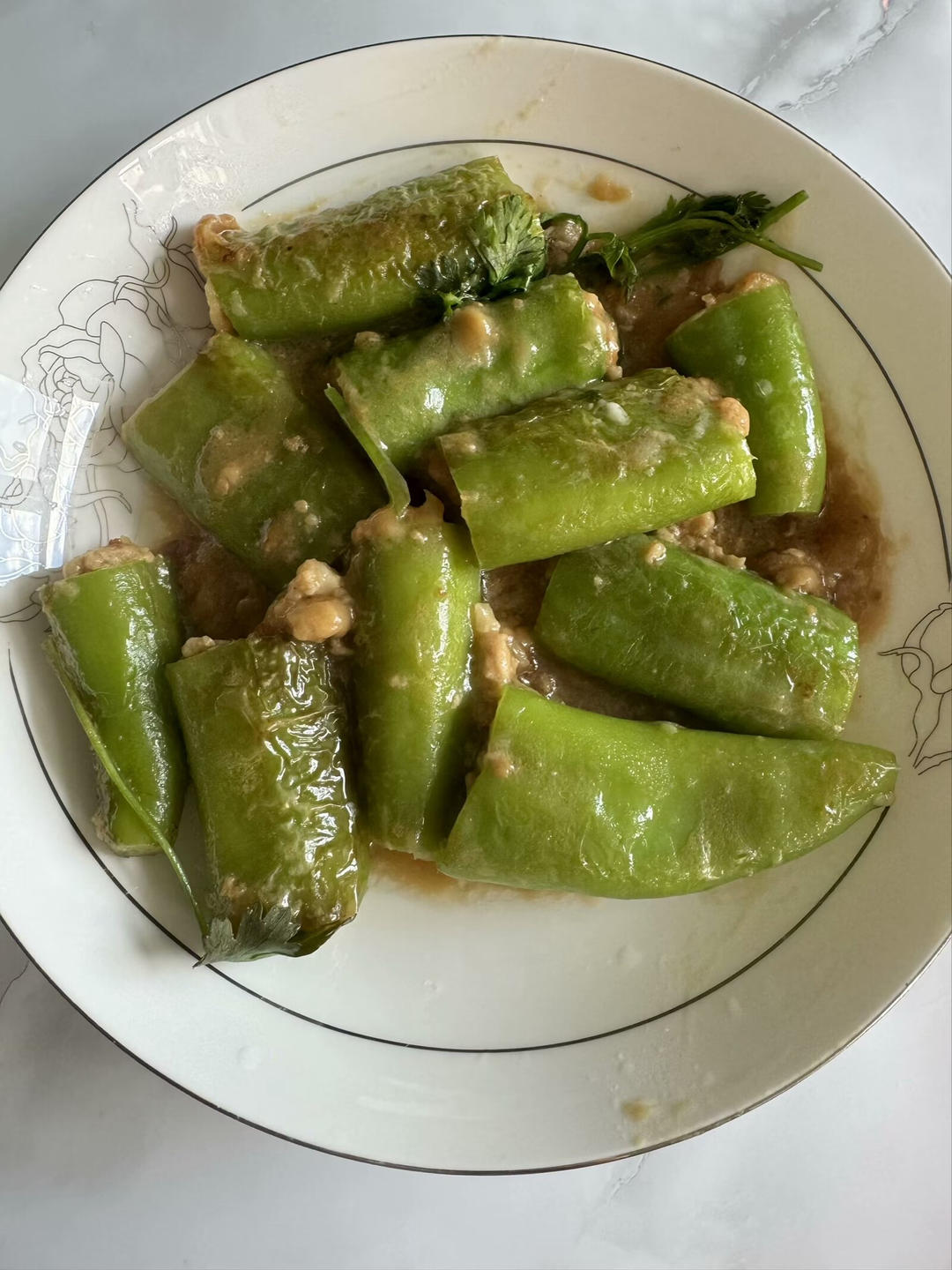 米饭杀手‼️虎皮青椒酿肉