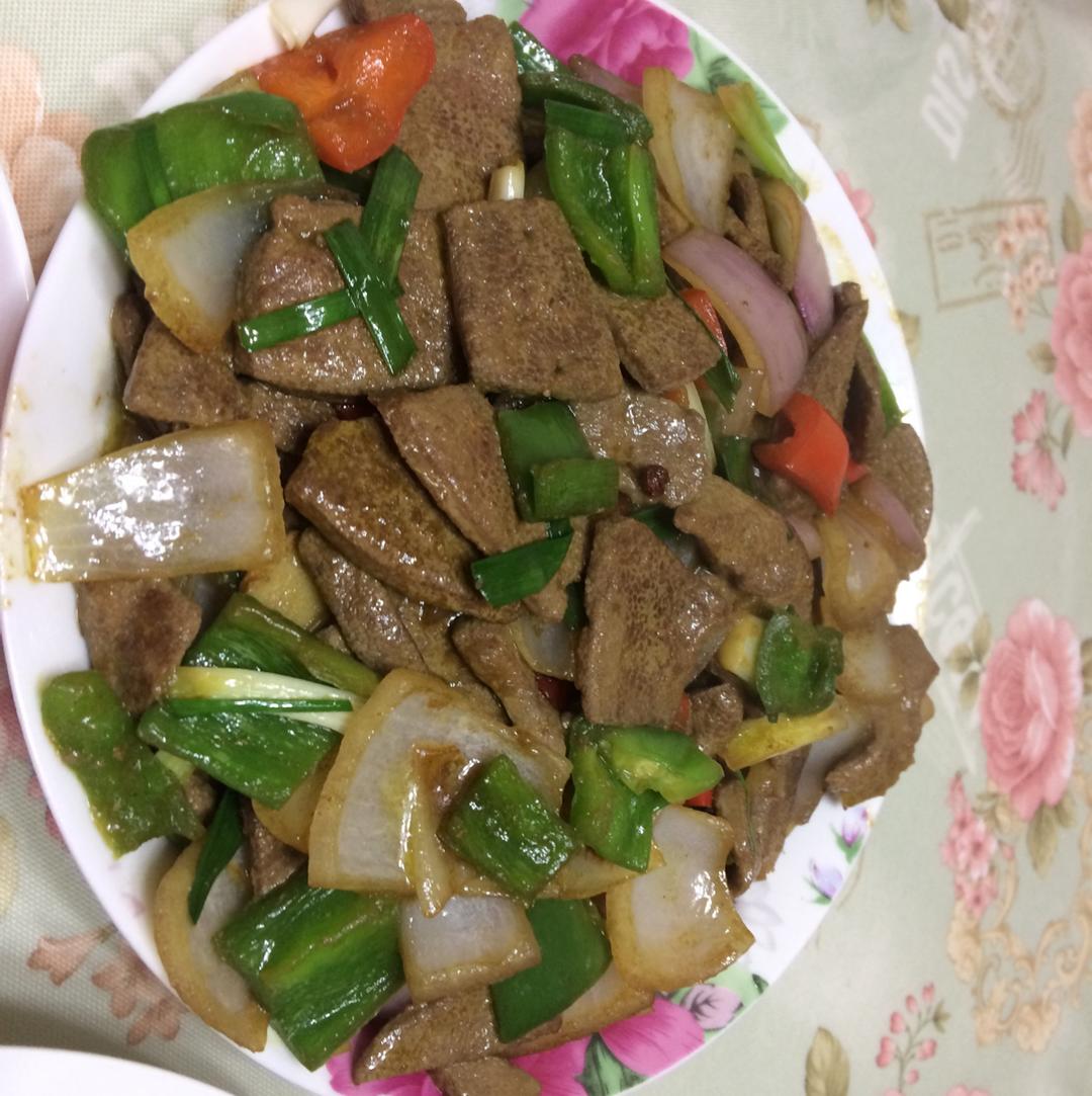 嫩炒猪肝