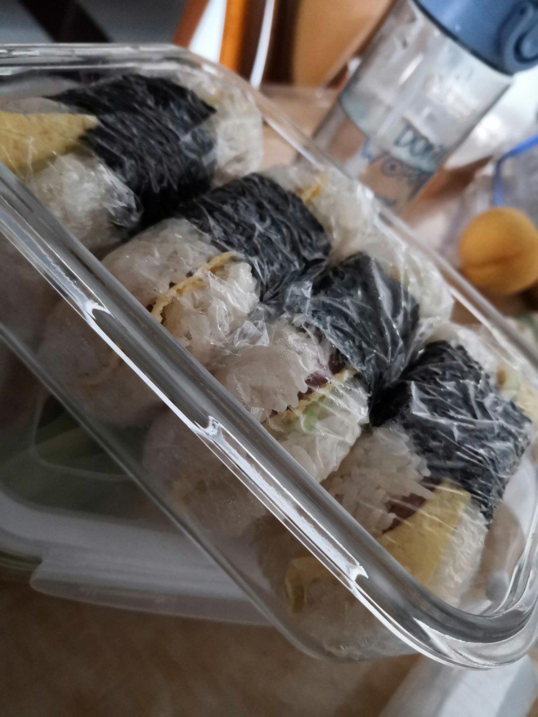 超简单的午餐肉饭团便当🍱🍱
