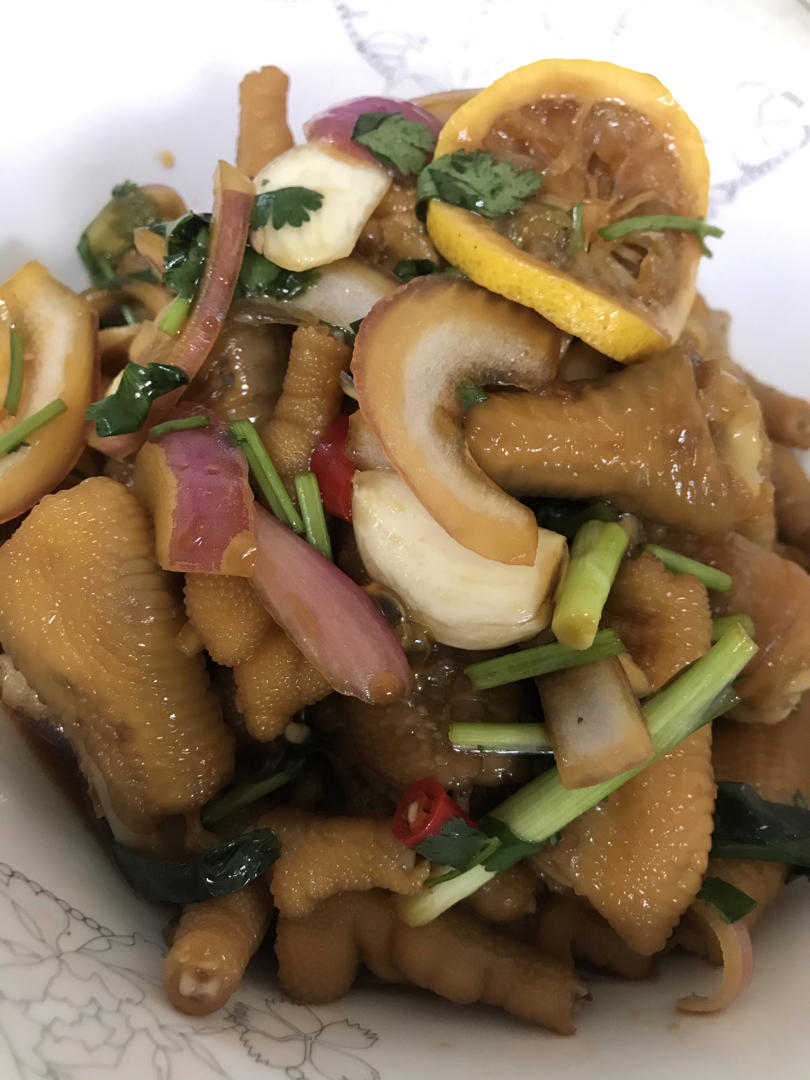 🍋柠檬百香果🌶️酸辣网红鸡爪