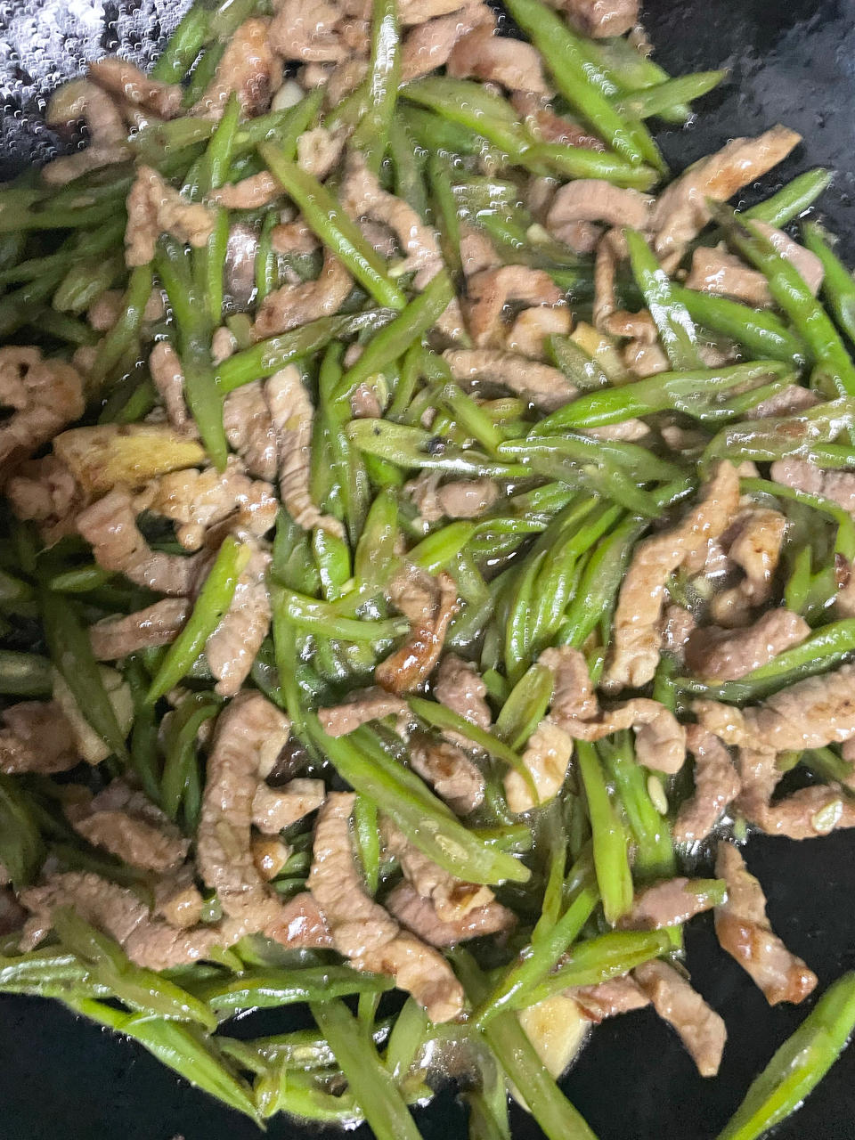 豆角肉丝饭