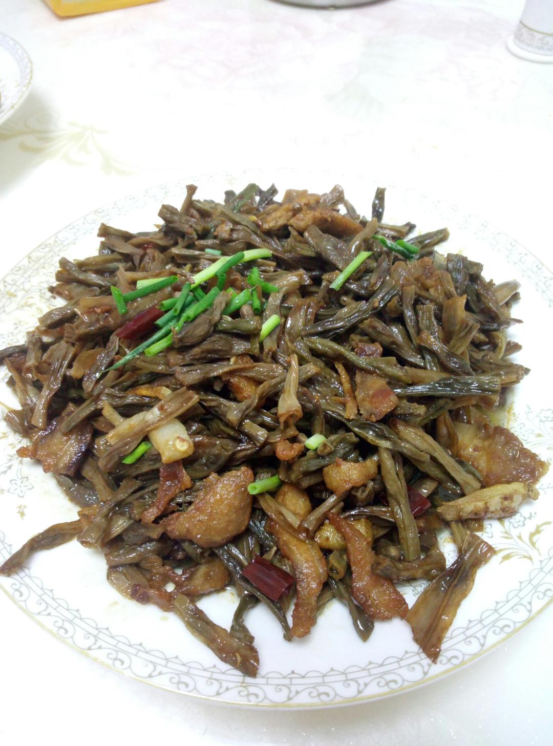 干豆角烧肉