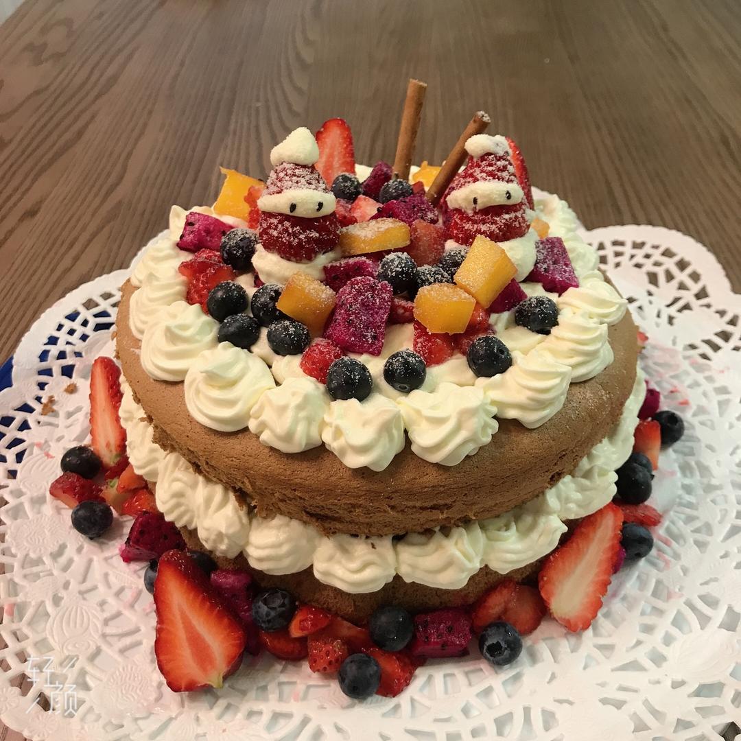 颜值爆表的「水果裸蛋糕」装饰