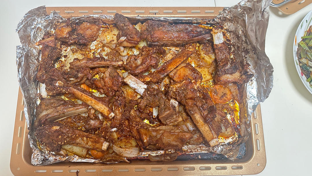 超好吃的烤羊排烤箱版