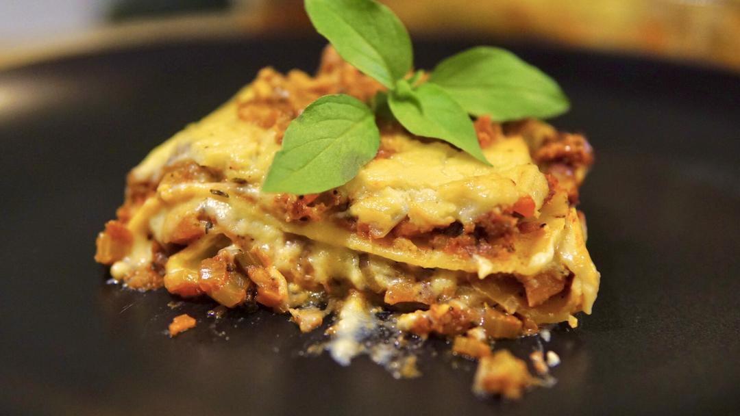 意大利素肉酱千层面 Z-rou vegan lasagna