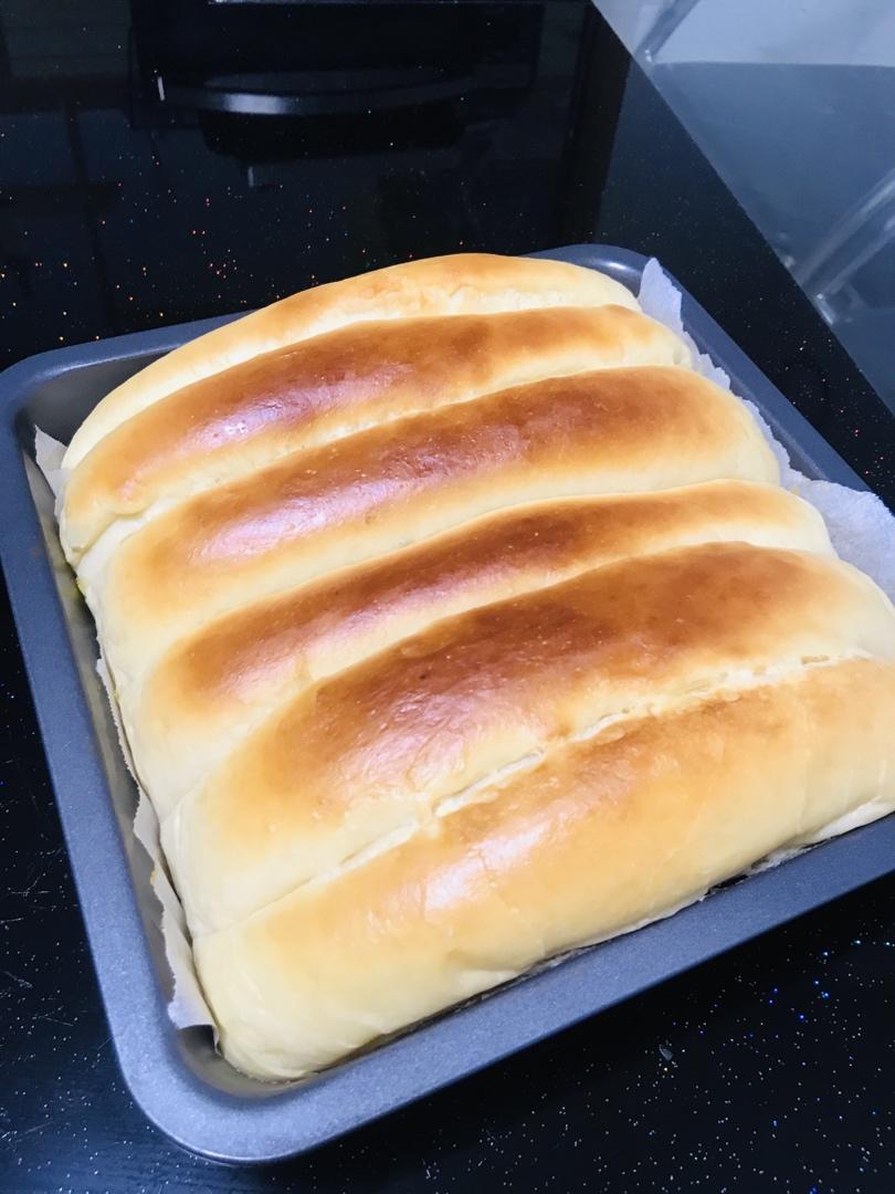 超松软的奶酪排包(附面团整形视频)8寸烤盘
