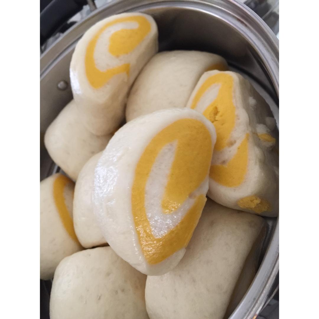 黑白双色芝麻卷