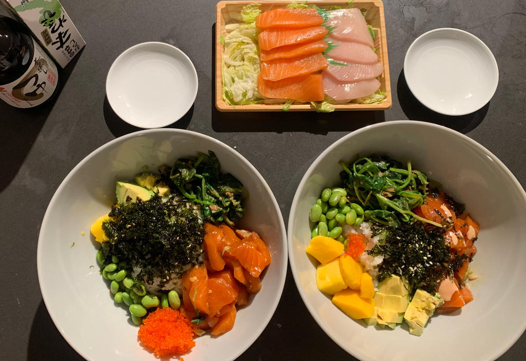 三文鱼牛油果盖饭，风靡夏威夷的Poke拌饭