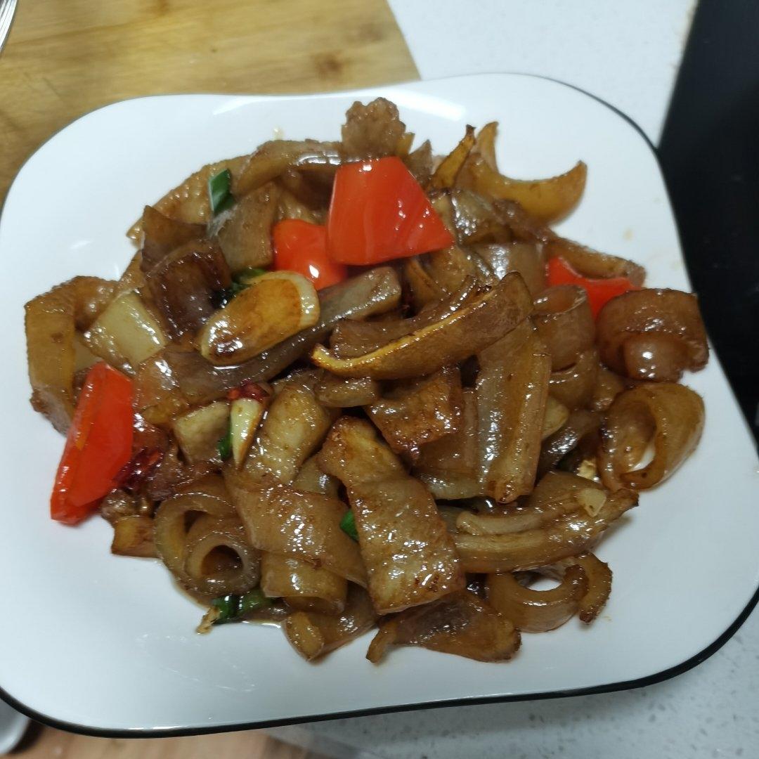 私房炒猪皮