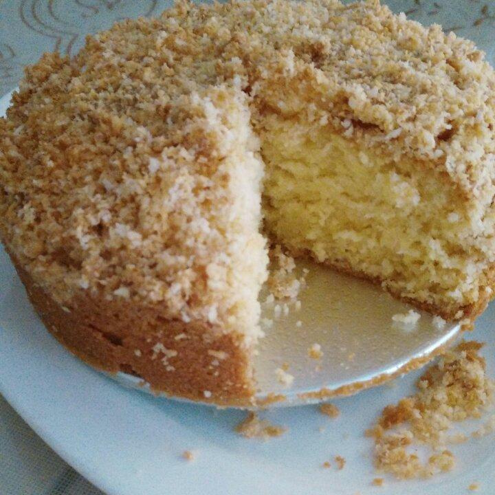 黑芝麻椰蓉酥粒磅蛋糕