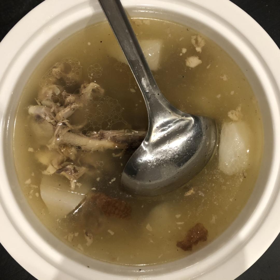 奶白鸭架汤（烤鸭）