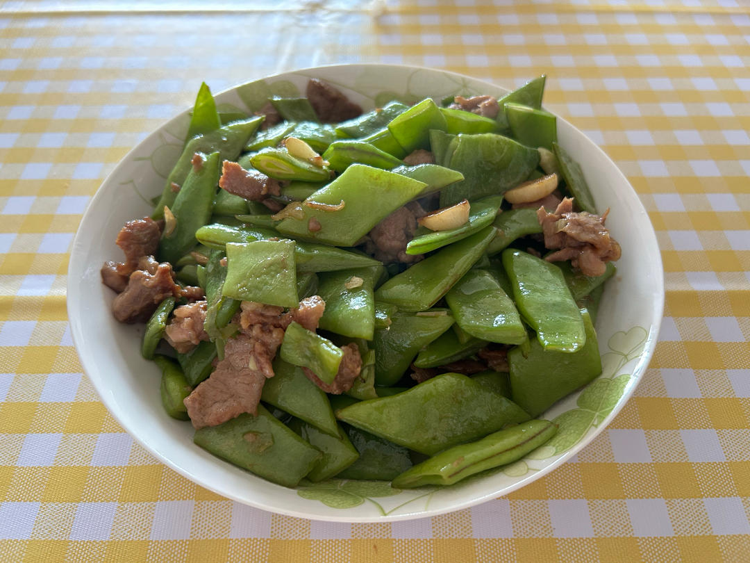扁豆角炒肉