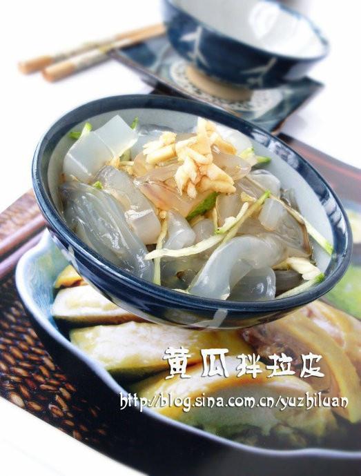 黄瓜拌拉皮的做法