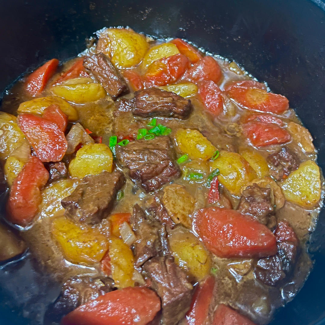 沙沙土豆胡萝卜炖牛肉