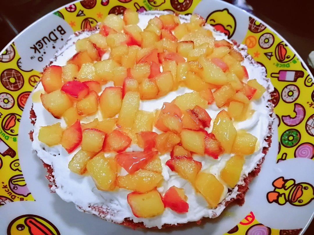 视频菜谱:红丝绒裸蛋糕6寸