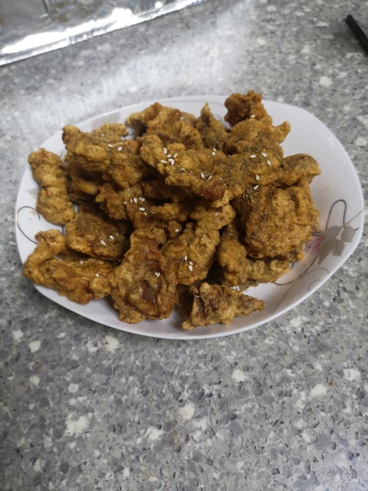 家庭版不用签的油炸羊肉串