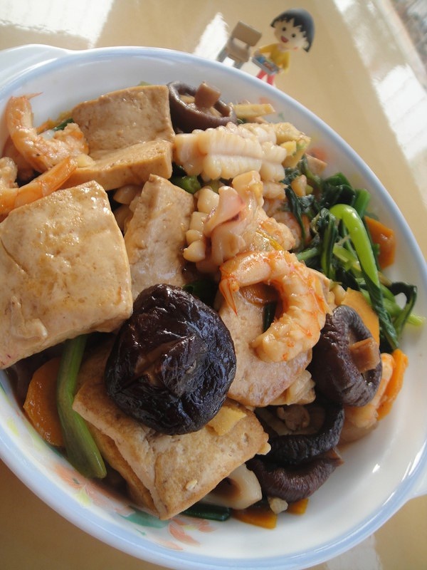 海鲜豆腐煲的做法