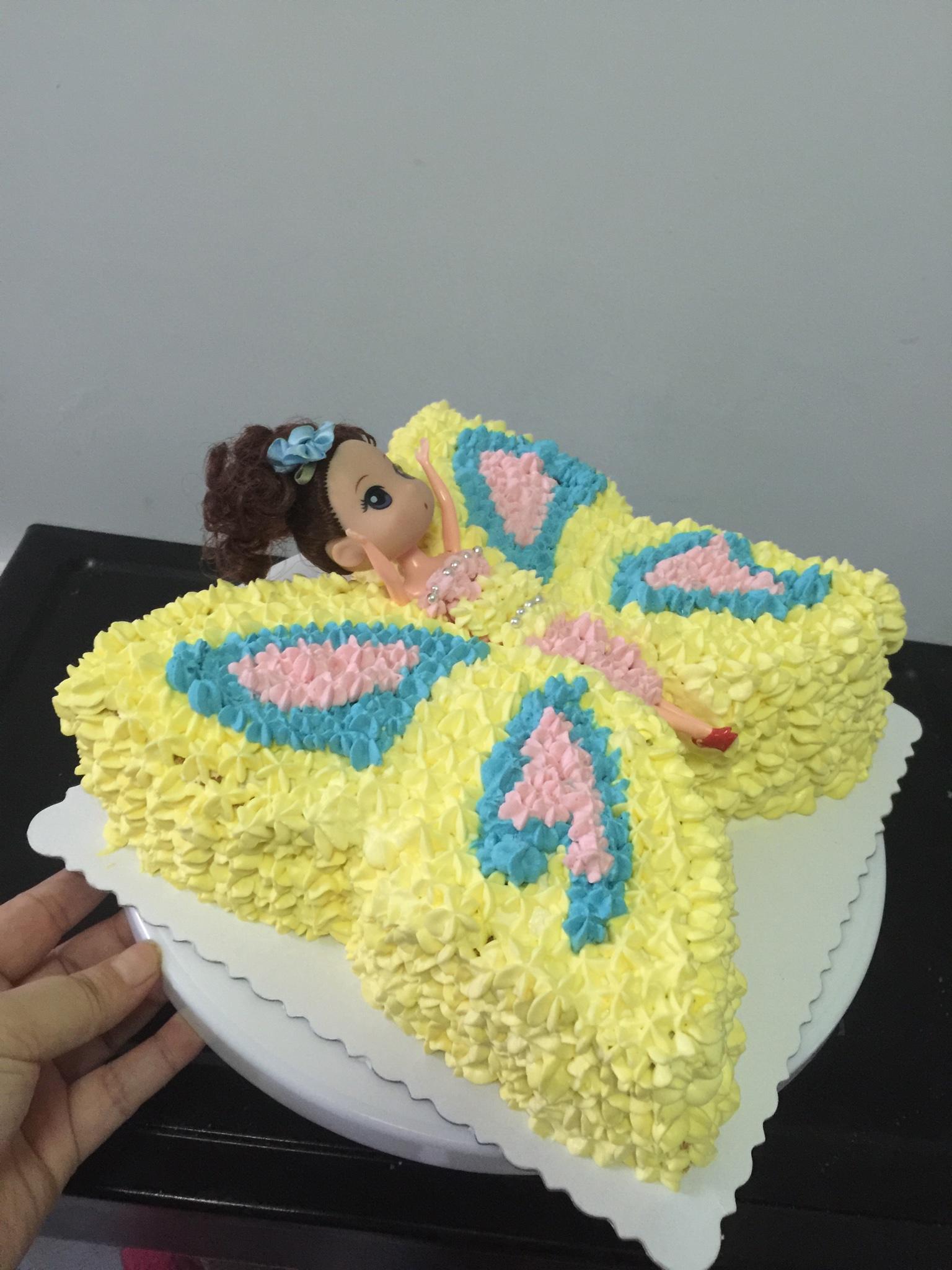 蝴蝶仙子生日蛋糕
