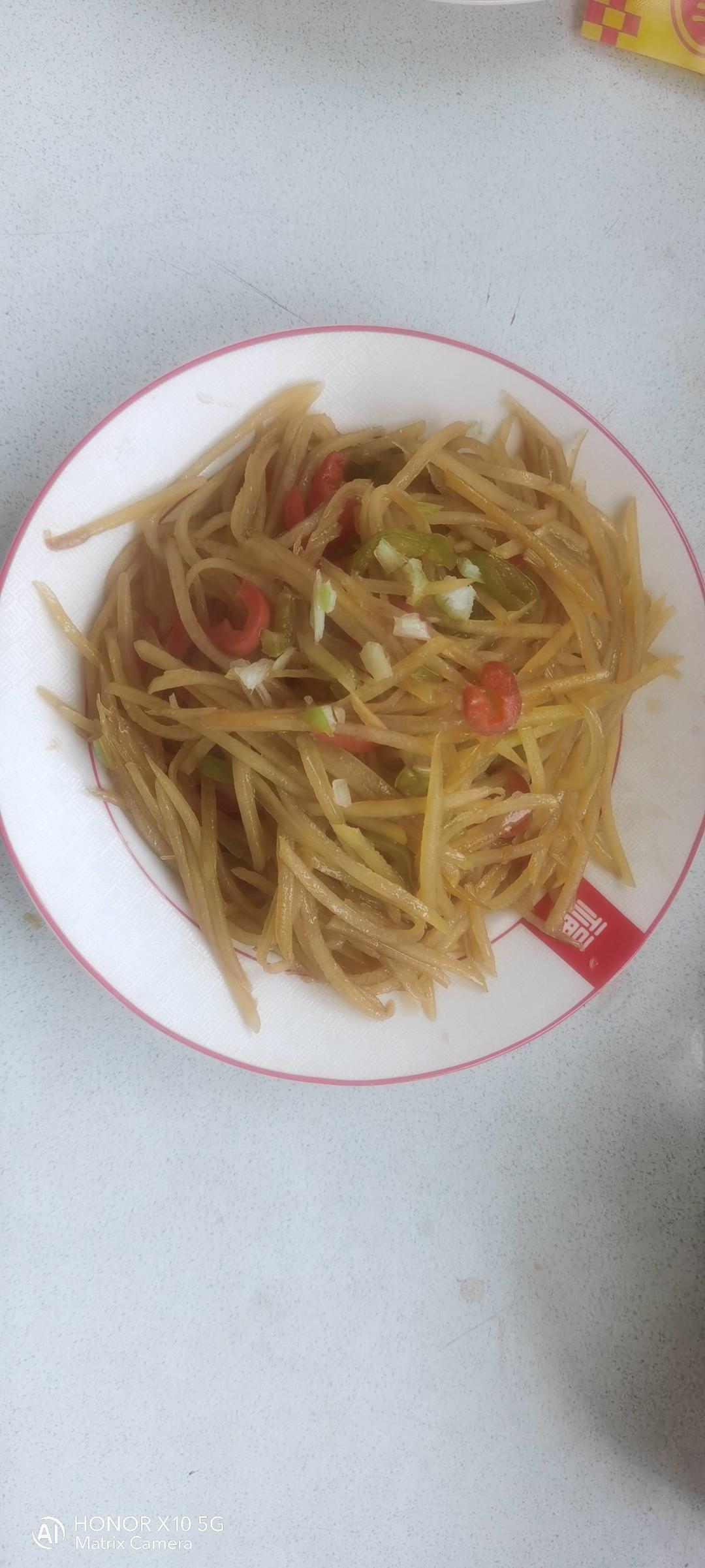 酸辣土豆丝的家常做法 超级下饭