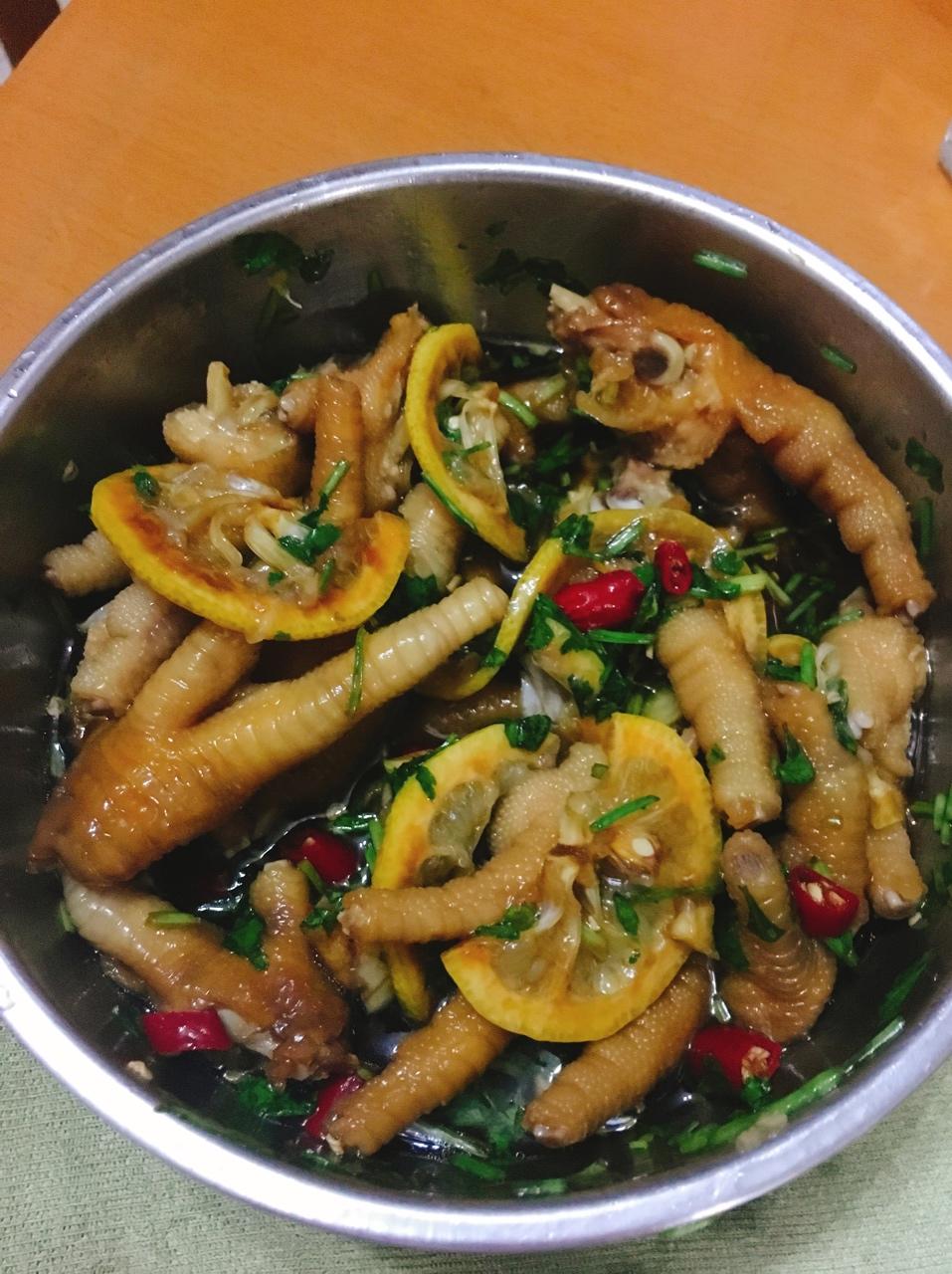 超好吃的🍋酸辣凤爪