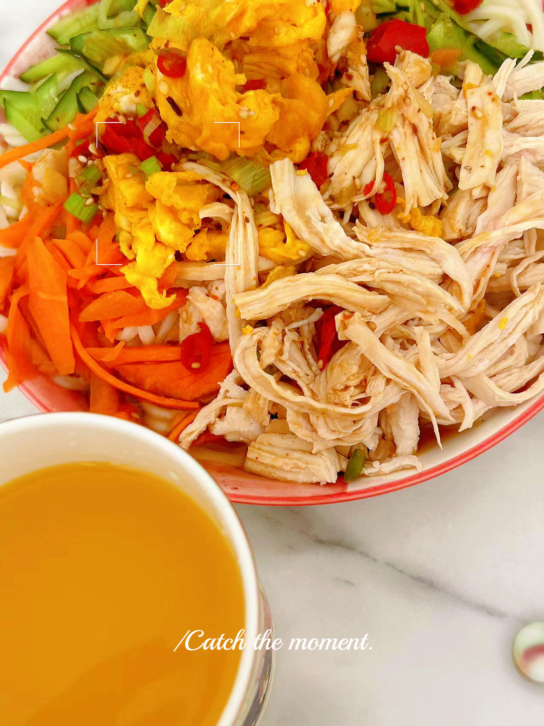 鸡丝凉面(快手菜)