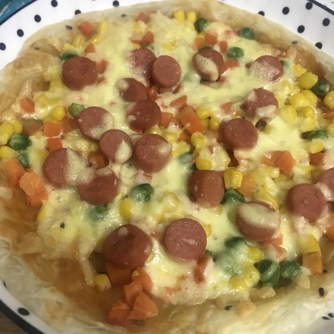 手抓饼披萨
