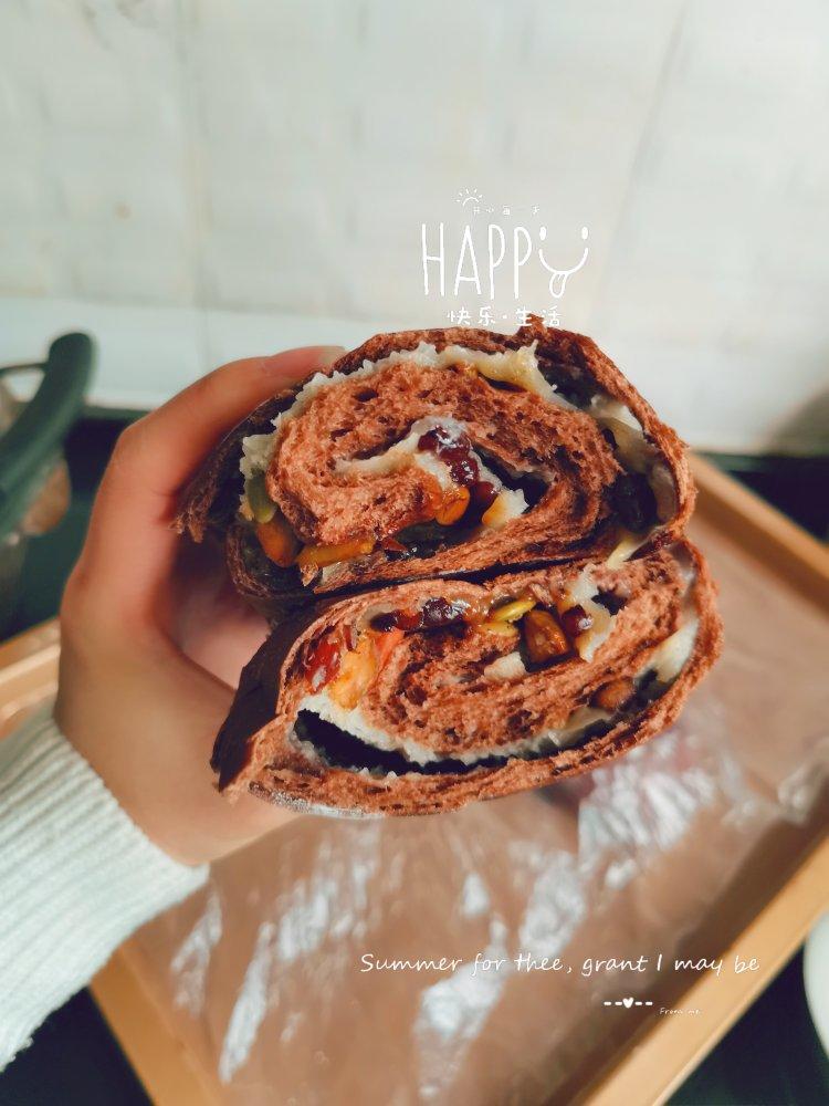 可可麻薯软欧