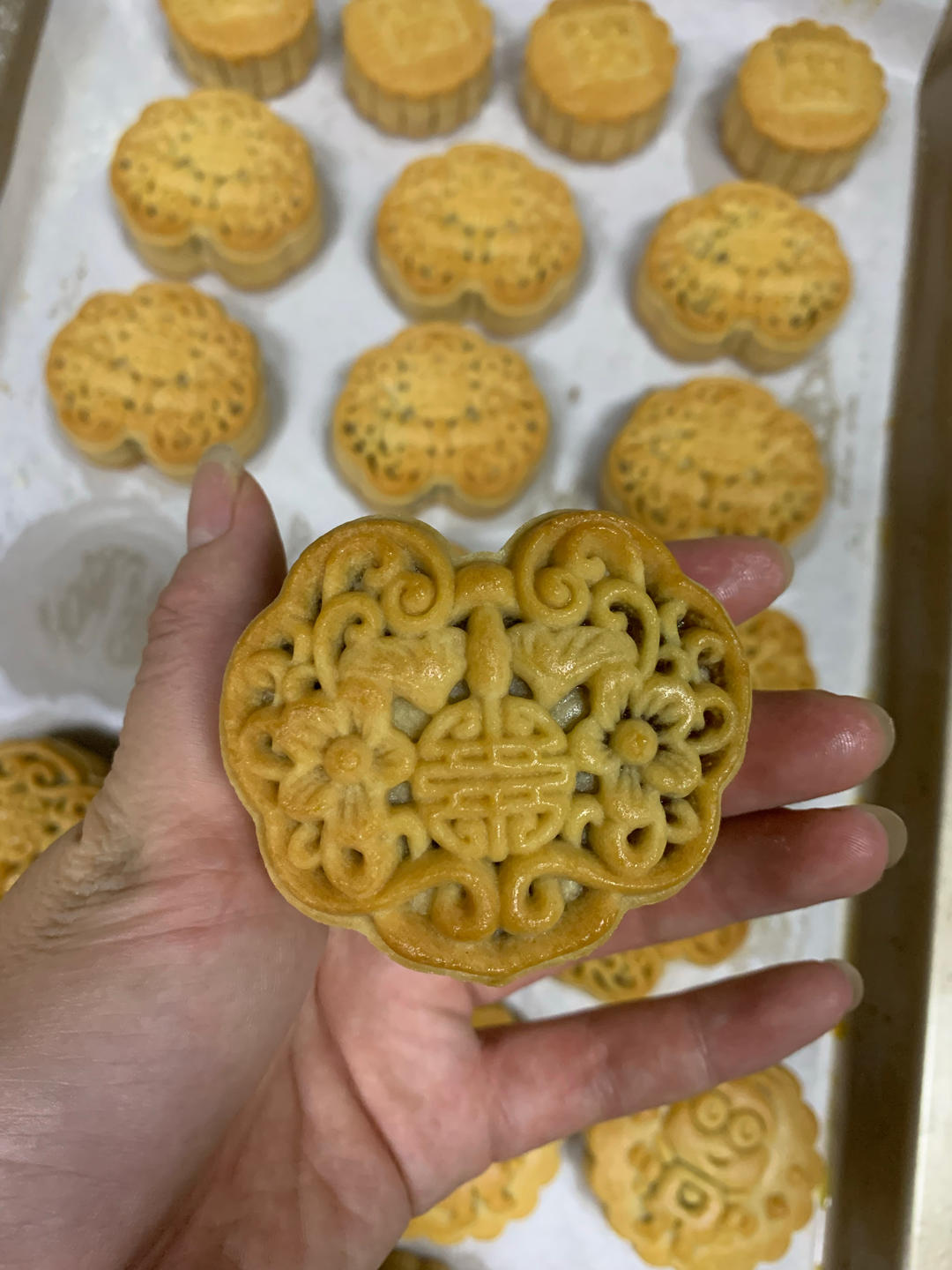 椰蓉蔓越莓月饼（不含糯米粉、淀粉）