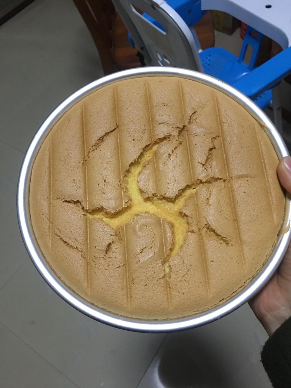 步骤最全面的戚风蛋糕（八寸）做法，成功率高！