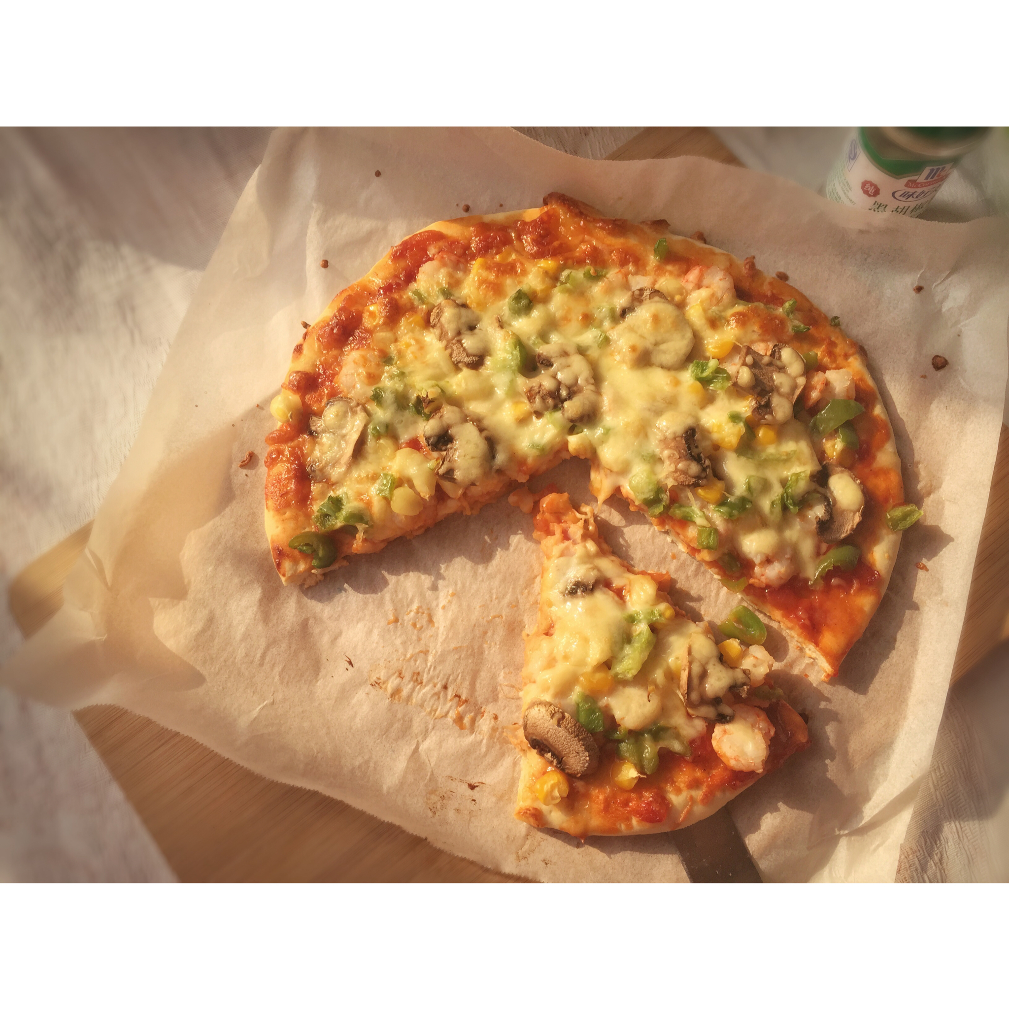 薄底Pizza，亲爱的