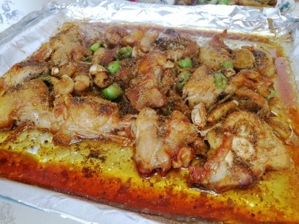 不放油的嫩烤鸡腿肉