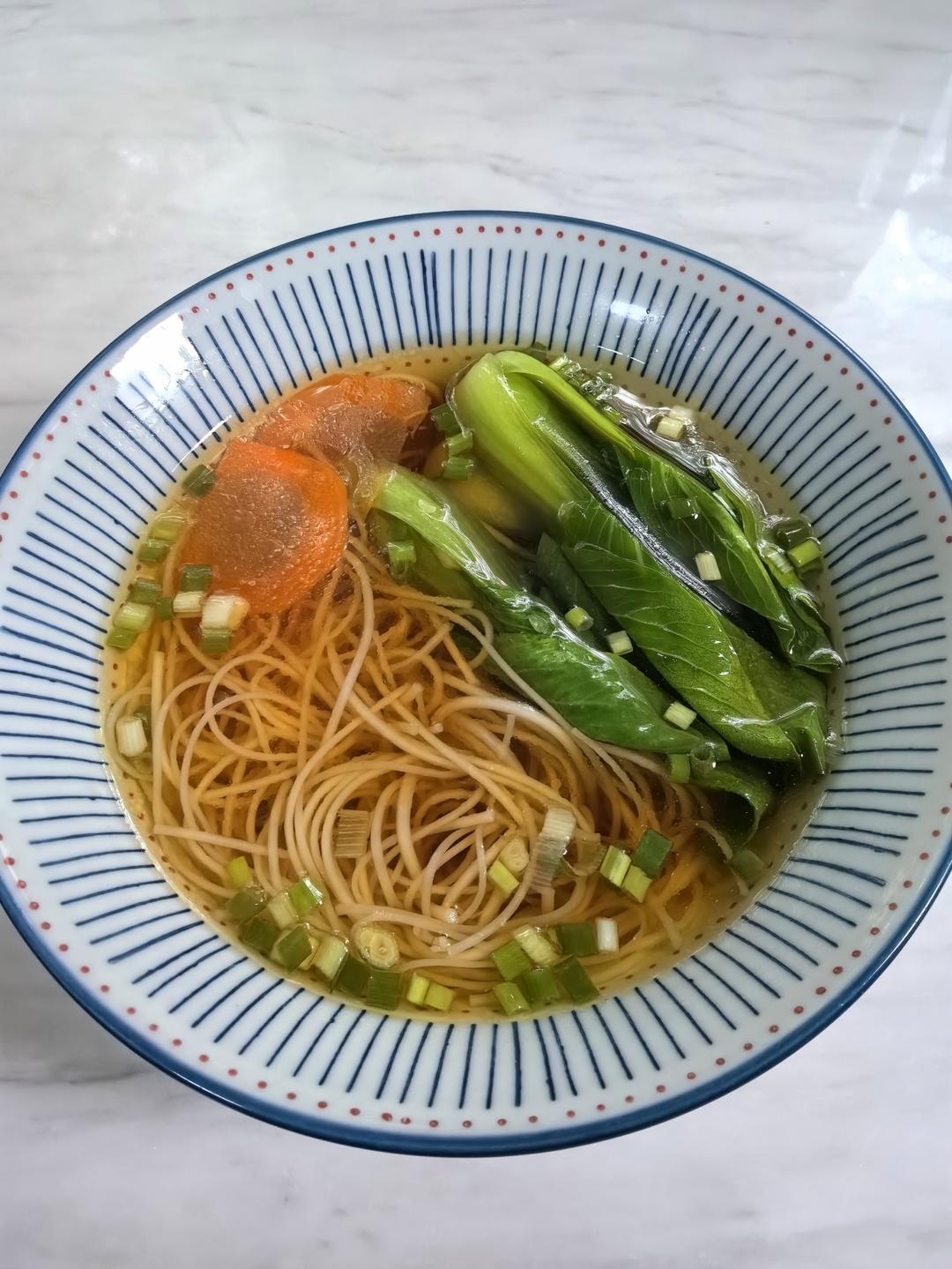 快手清汤面🍜这样做才好吃｜汤底是关键!!