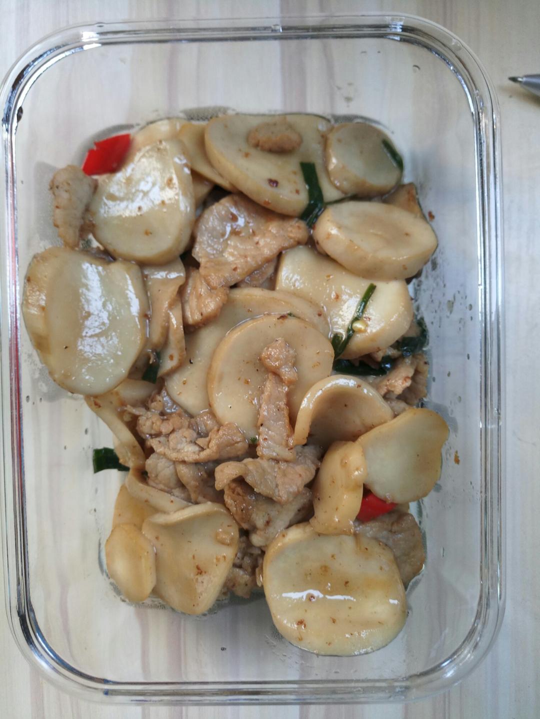 肉炒杏鲍菇