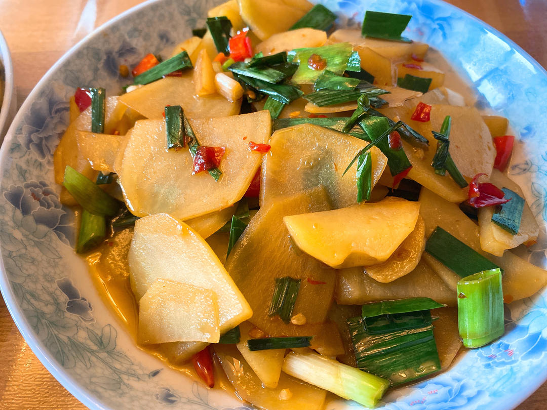 家常炒土豆片