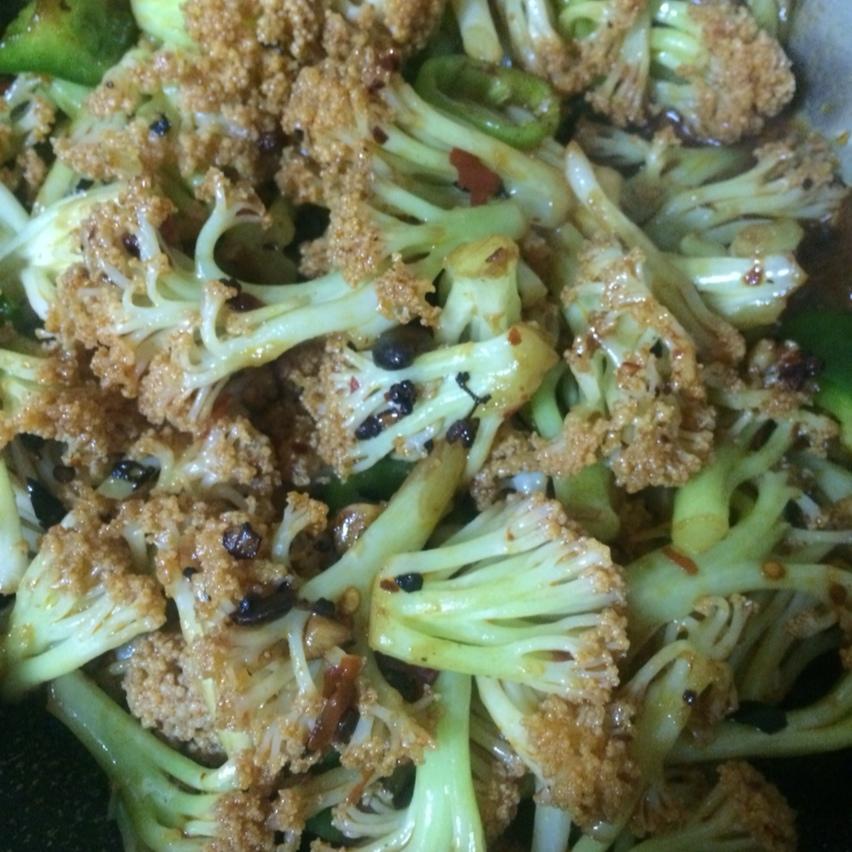小炒有机菜花