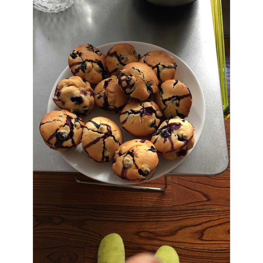 蓝莓玛芬蛋糕 Blueberry Muffin