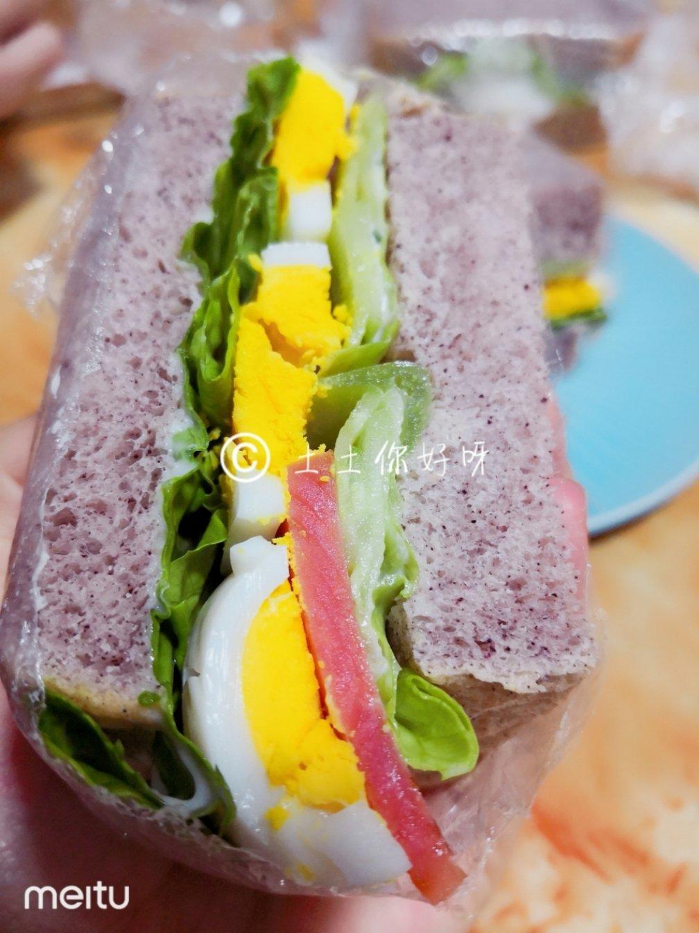 如何做超厚的沼三明治~详细tip！牛油果鸡蛋午餐肉三明治~