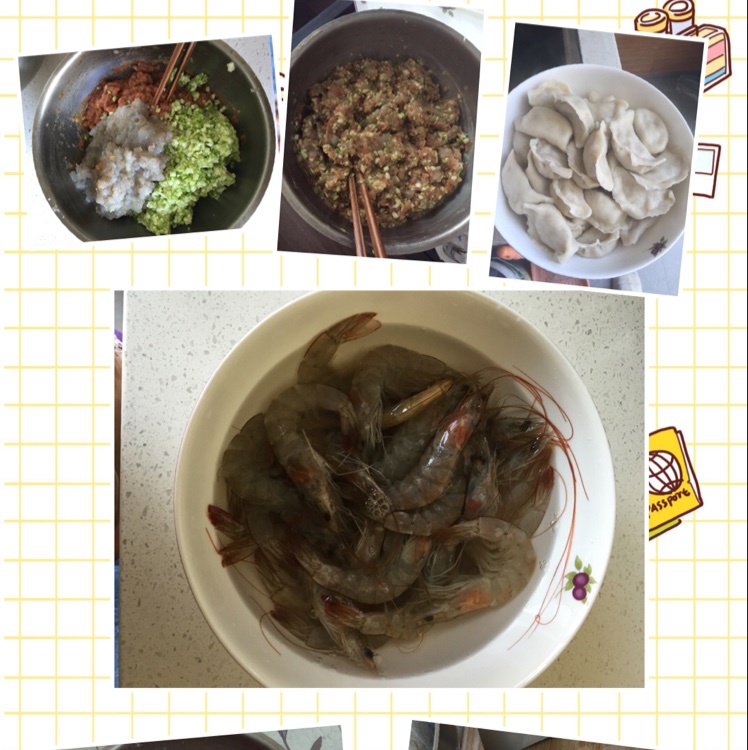 西葫虾仁鲜肉水饺