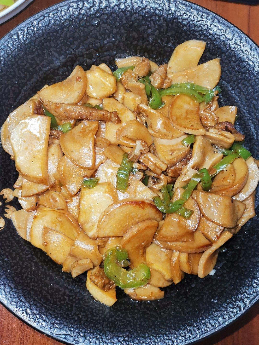 家常杏鲍菇炒肉片🥢快手美味～