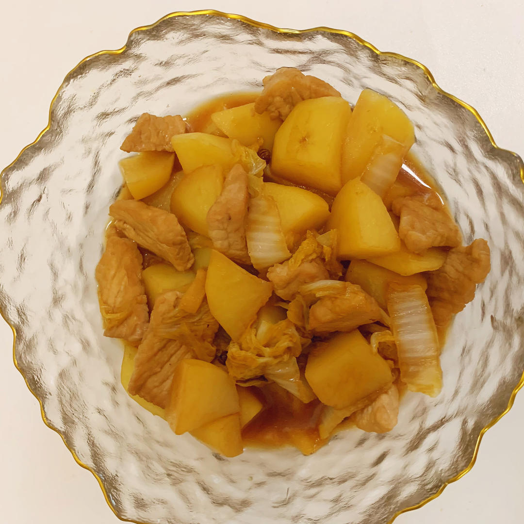 白菜土豆炖肉