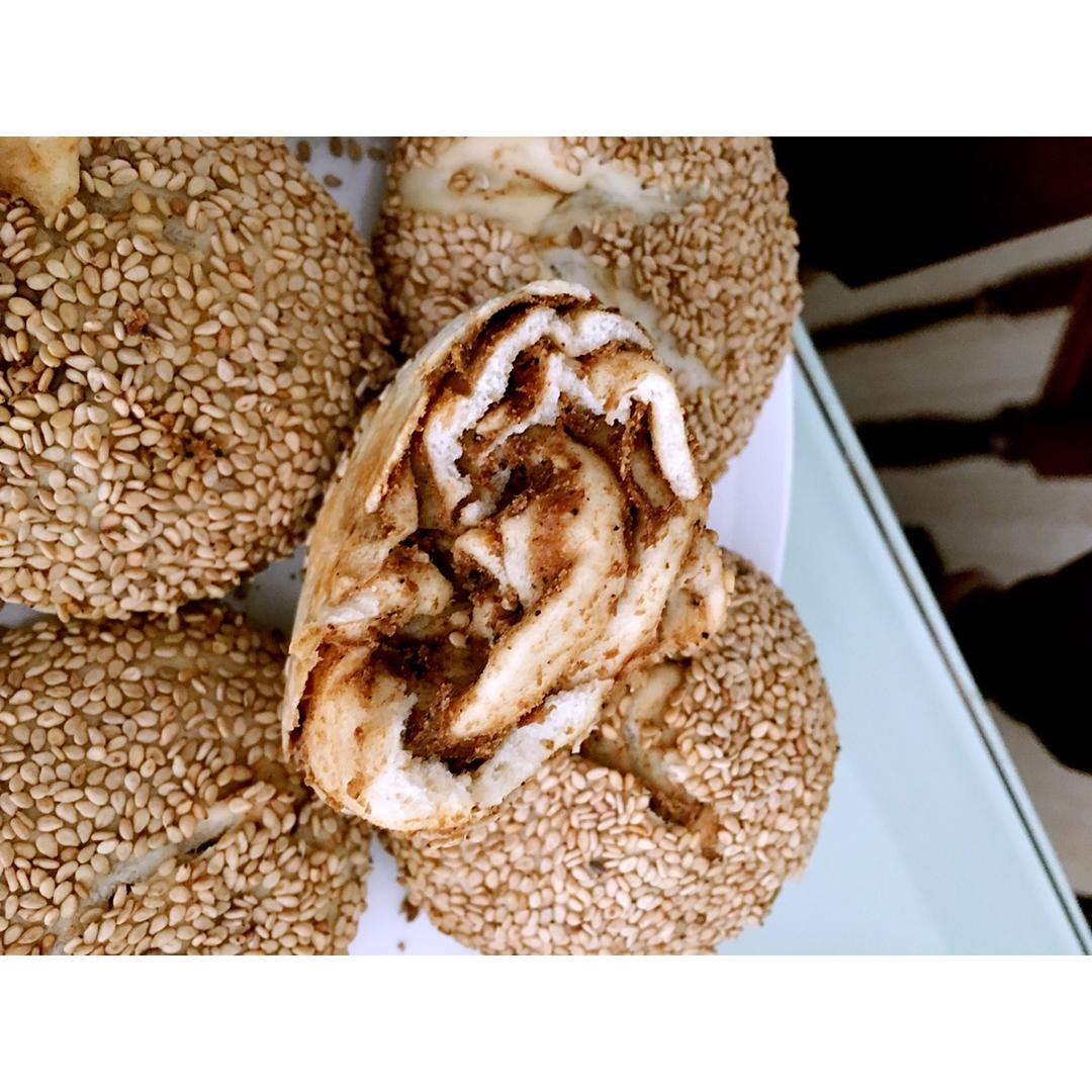 堂妈教你做麻酱烧饼