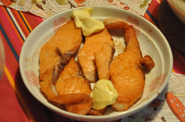 香煎三文鱼
