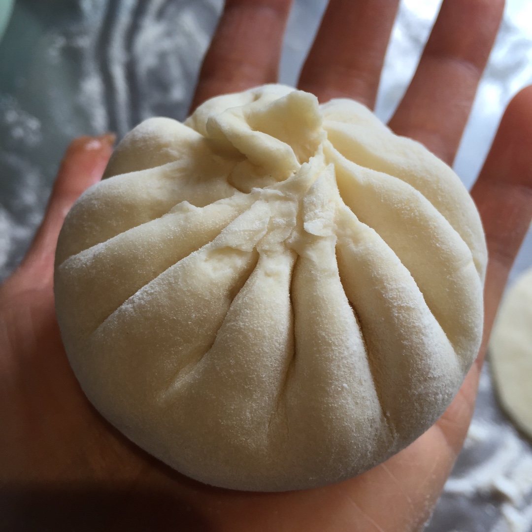 驴妈咪做的肉包子