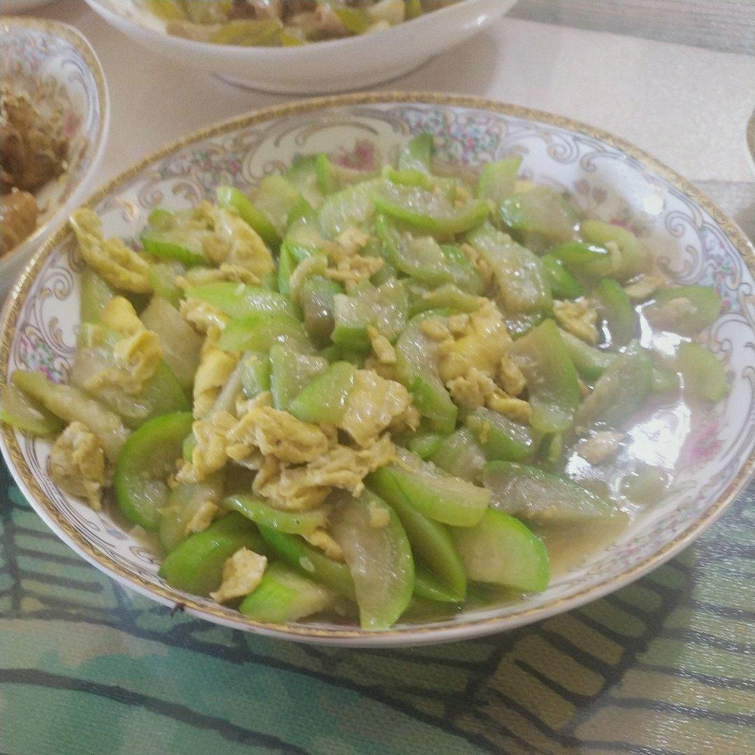丝瓜炒蛋