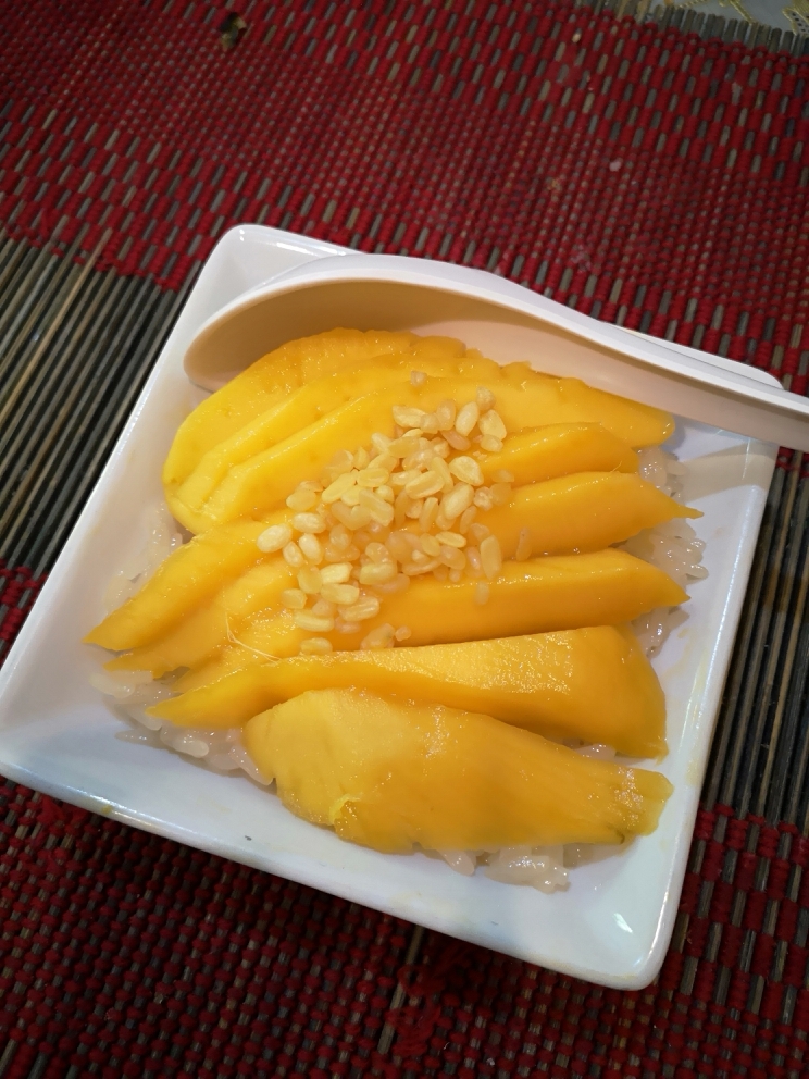 泰式芒果糯米饭Sweet Sticky Rice with Mango的做法
