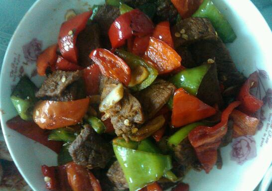 青椒炒牛肉