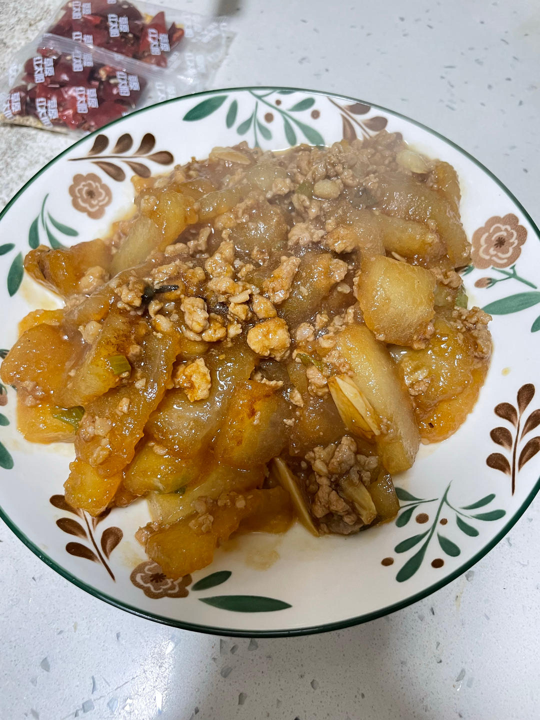 肉末炒冬瓜(超下饭)