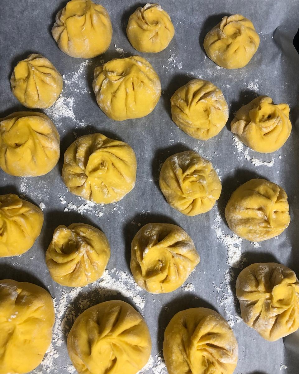 南瓜发面肉包子