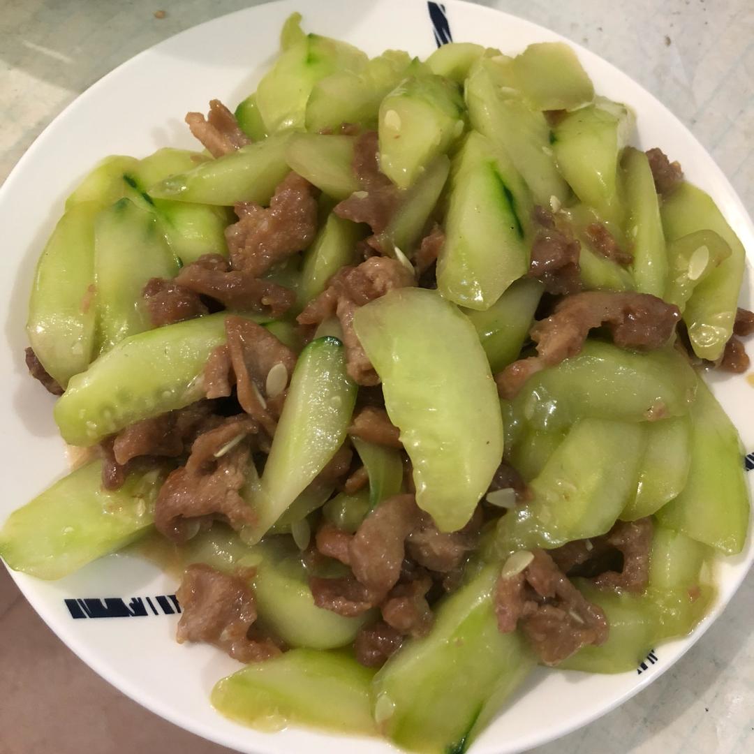 黄瓜🥒炒肉