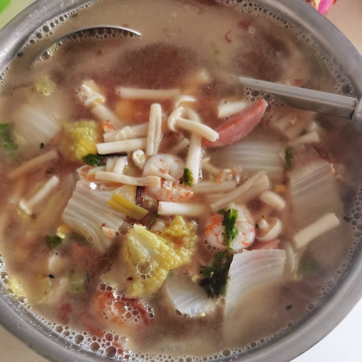 虾仁白菜豆腐减脂汤